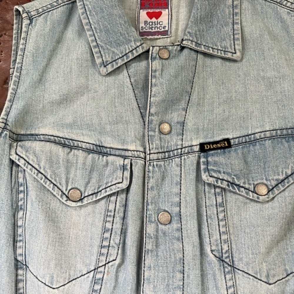 Vintage Diesel Basic Science Button Front Closure… - image 3
